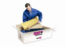 Picture of various types of packing boxes